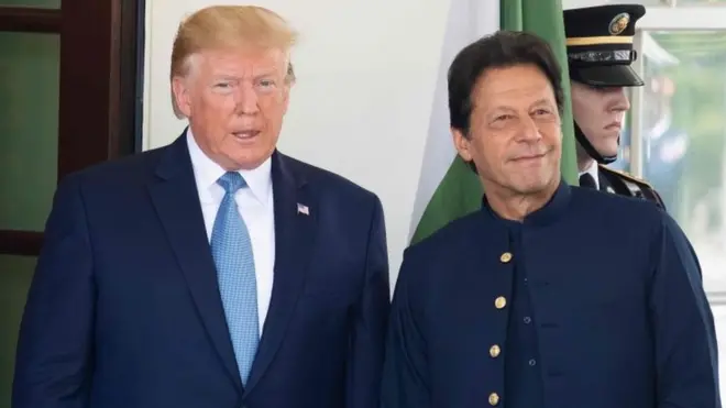 डोनल्ड ट्र्रंप और इमरान ख़ान