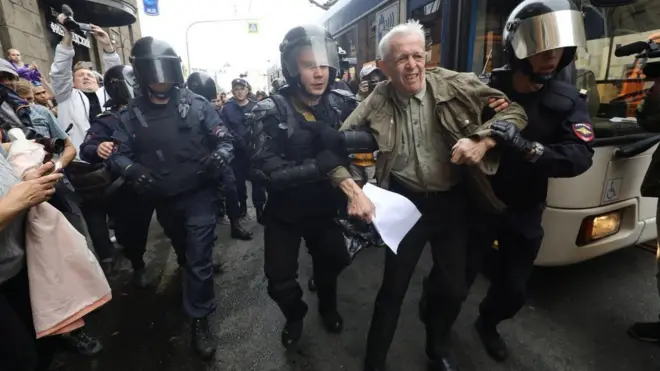 Самыми массовыми задержания были в Санкт-Петербурге