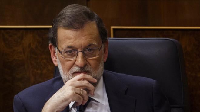 El presidente del gobierno español, Mariano Rajoy