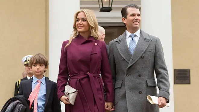 Trump Jr and wife