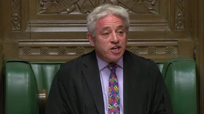 John Bercow rechazó la solicitud del primer ministro británico, Boris Johnson, de celebrar una nueva votación.