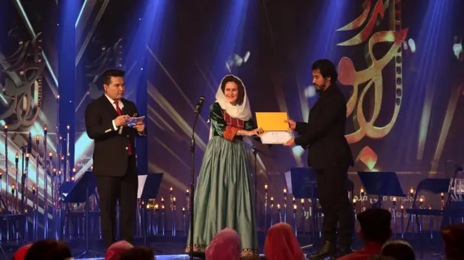 صحرا کریمی رئیس افغان فیلم و برگزار کننده جشنواره