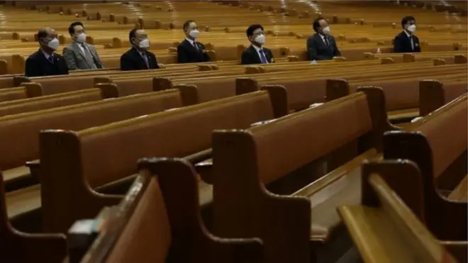 N'ibikorwa bicye by'amasengesho ya gikristu bikiba muri Koreya y'Epfo biri kwitabigwa n'abantu mbarwa