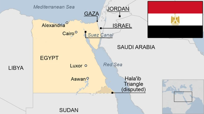 Map of Egypt