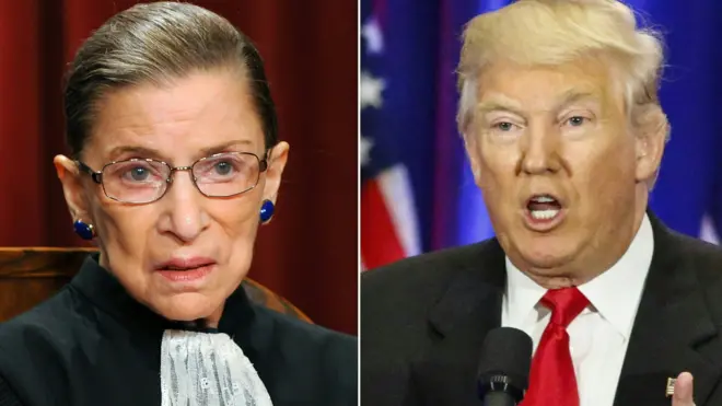 Ginsburg y Trump