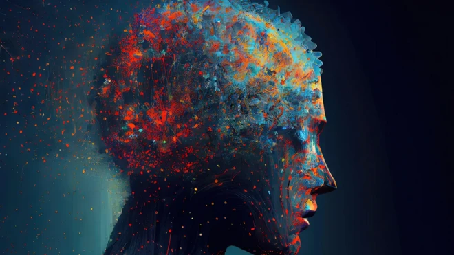 رسم لوجه إنسان