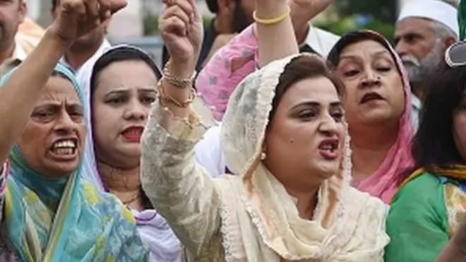 مسلم لیگ کا احتجاج