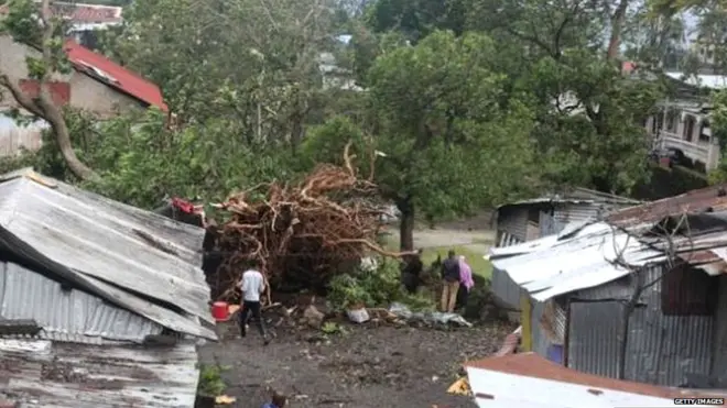 तूफ़ान से तबाही