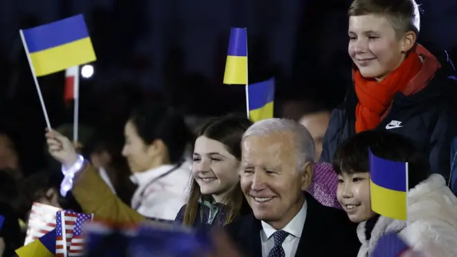 بايدن في بولندا