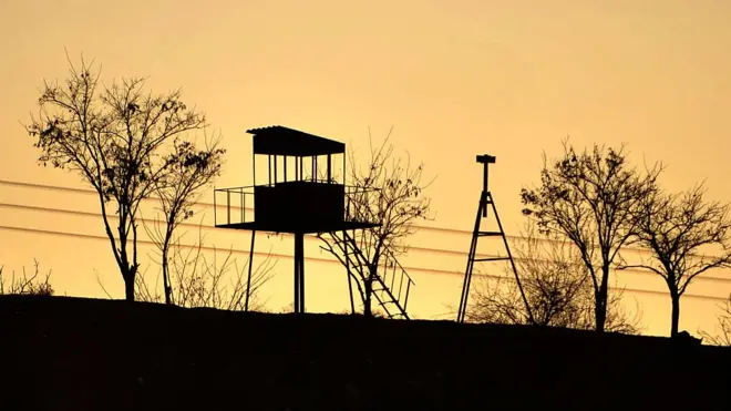 Граница между Сирией и Турцией