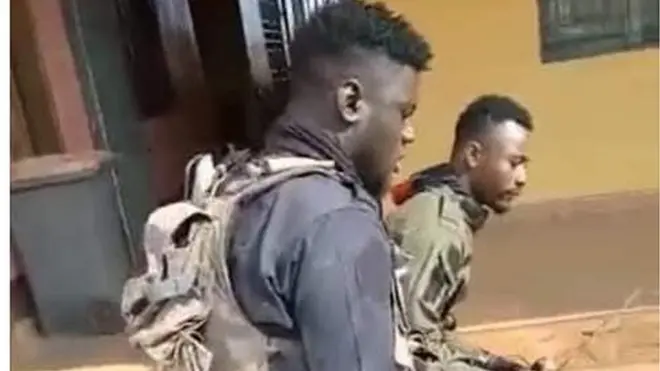 Screenshot of di forces dey torture di man