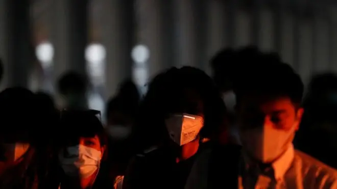 คนใส่หน้ากากอนามัย