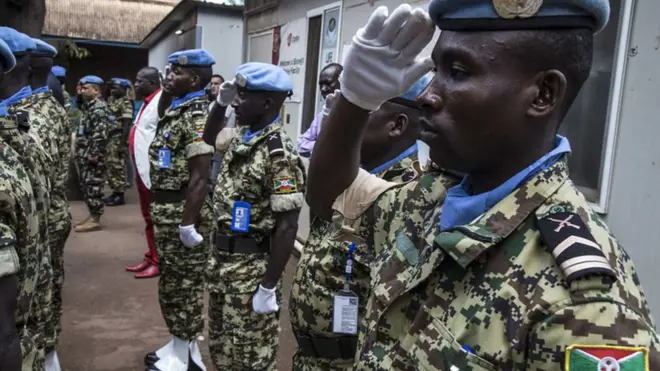 Uburundi buri mu bihugu vyarungitse ingabo mu rwego rwa MINUSCA mu ntumbero yo kubungabunga amahoro muri Centrafrique