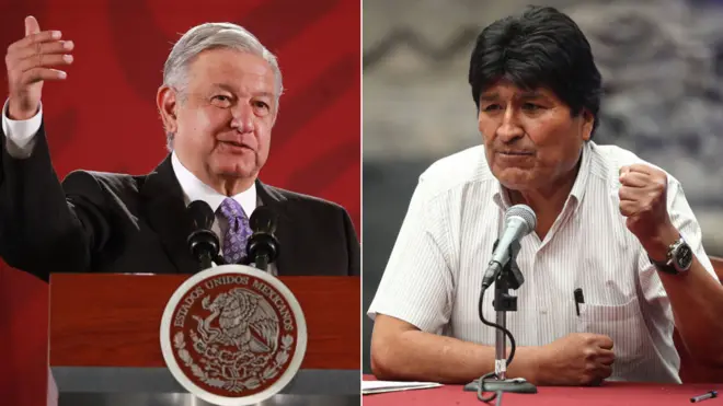 El gobierno de López Obrador ofreció asilo político a Evo Morales.