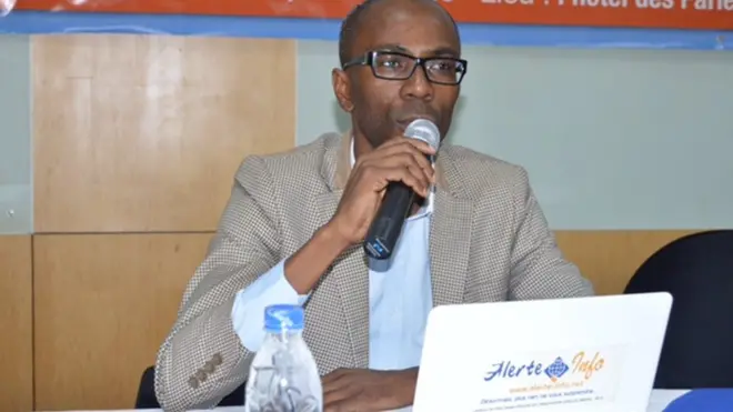 David Youant, journaliste, fondateur d'Alerte info, une Agence de presse par SMS, sur mobile et sur le web.