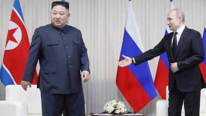 Kim meet with Putin