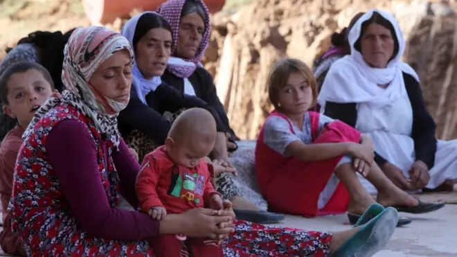 تعرض الايزيديون لحملات ابادة واسعة