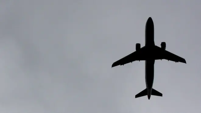 Авиалайнер в небе