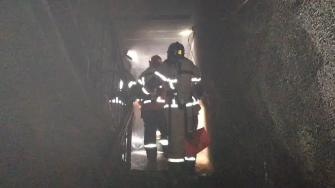 Пожар в Екатеринбурге