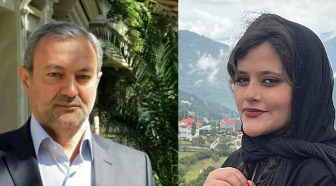 مهسا امینی و محمدباقر بختیار