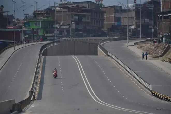 काठमाण्डूमा कलङ्कीमा चक्रपथमा निर्मित अन्डरपास