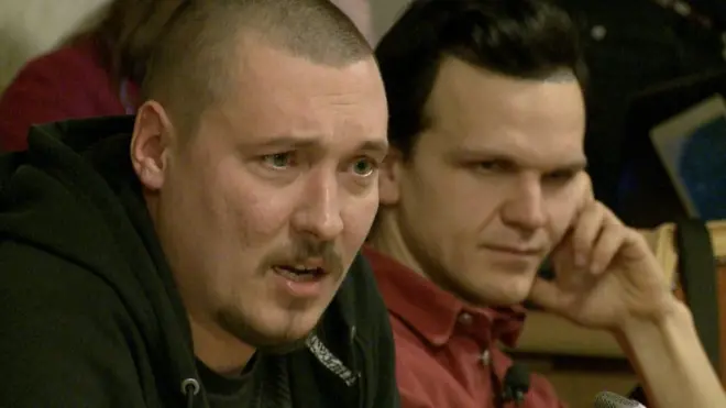 Рэпер Жиган на круглом столе в Думе