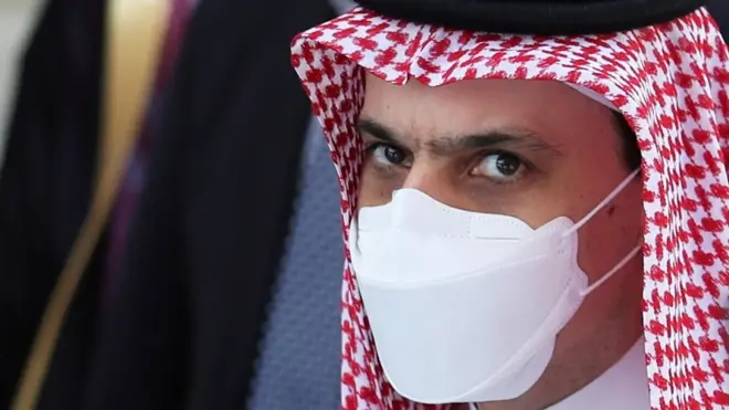 सऊदी अरब के विदेश मंत्री फ़ैसल बिन फरहान अल सऊद