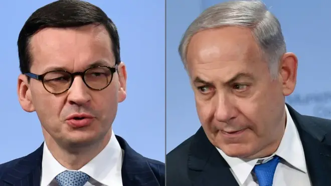 Морвецкому (слева) не понравились слова ни Нетаньяху, ни его министра иностранных дел