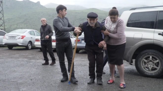 Горис шаарындагы качкындар