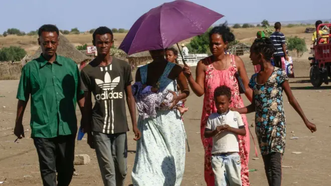 لاجؤون من تيغراي