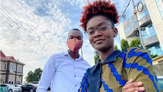 Caleb Kudah (left) and Zoe Abu-Baidoo (right)