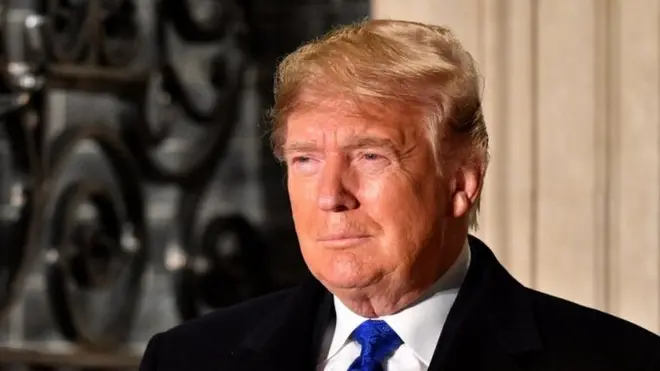 Trump, NATO zirvesine katılmak için İngiltere'ye geldi