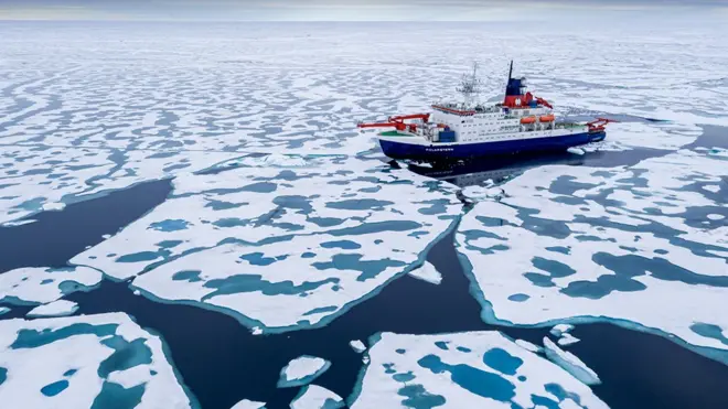 렉스 교수는 얼음의 두께가 얇아졌거나 일부 사라진 곳도 있었다도 밝혔다