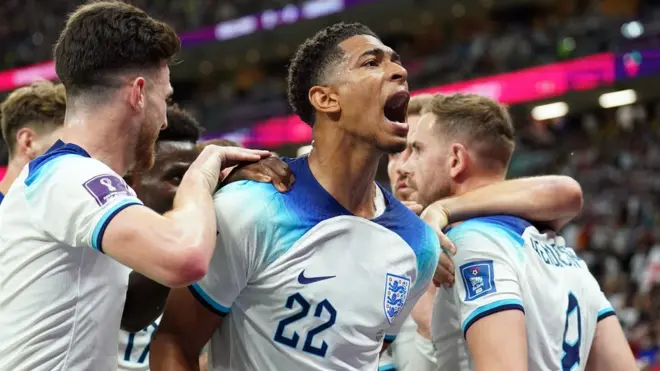 Радост Белингема и енглеских играча