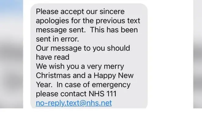 The surgery is thought to have sent the message to thousands of registered patients