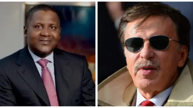 Aliko Dangoke jẹ́ ọ̀kan lára àwọn olólùfẹ́ ikọ̀ Arsenal lorílẹ́èdè Nàìjírìa