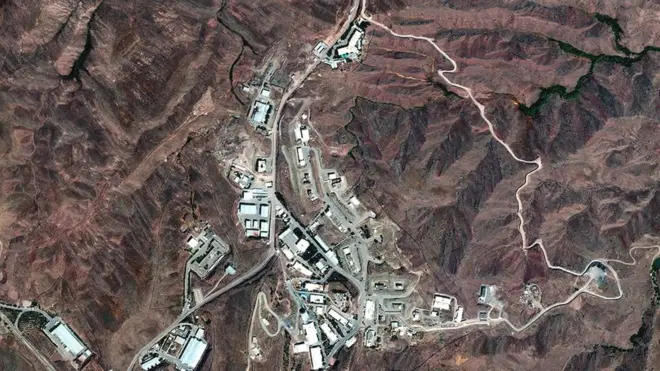 تصویری ماهواره‌ای از مجتمع پارچین قبل از انفجار سال گذشته