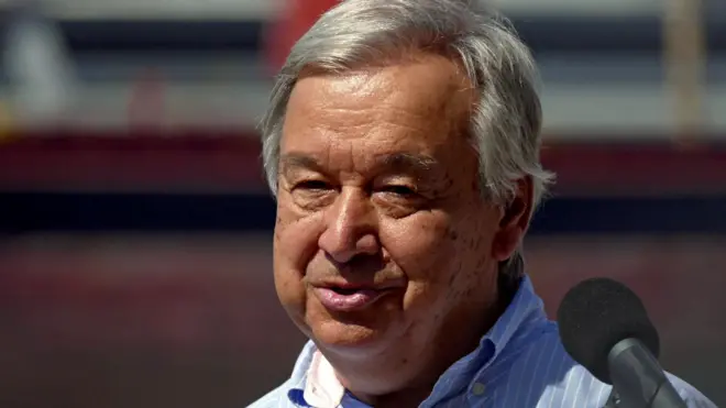 اقوامِ متحدہ کے سیکریٹری جنرل انتونیو گوتریس