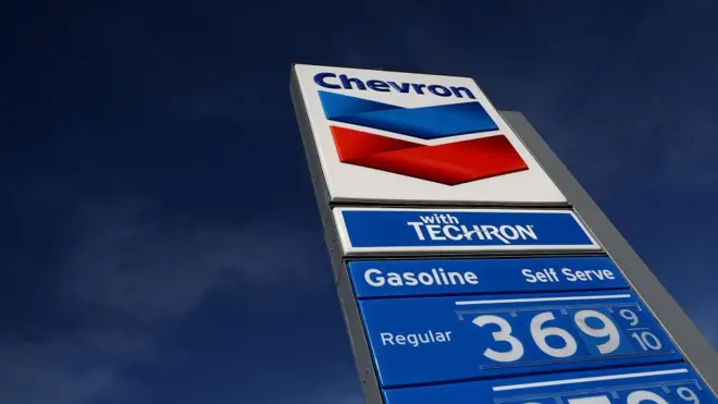 Letrero de Chevron.
