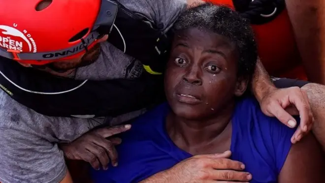 La mujer fue identificada como Josepha, una camerunesa de 40 años.