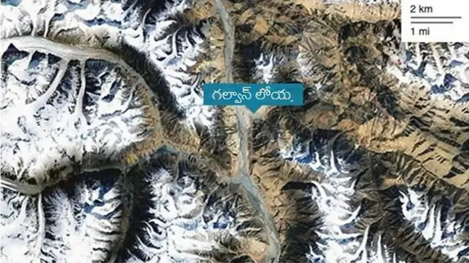 గాల్వన్ లోయ మ్యాప్