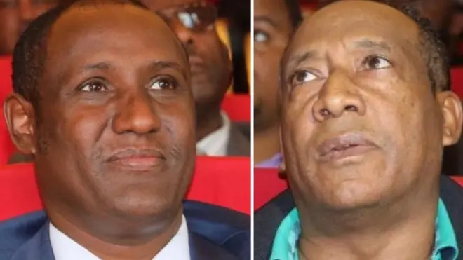 ዶ/ር አምባቸው መኮንን እና ብርጋዴር ጄነራል አሳምነው ፅጌ