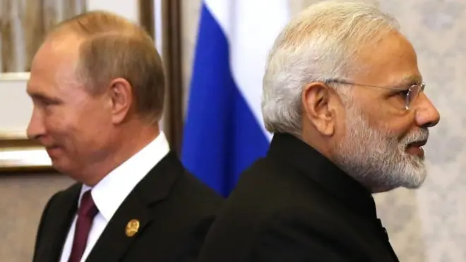 پوتن، مودی