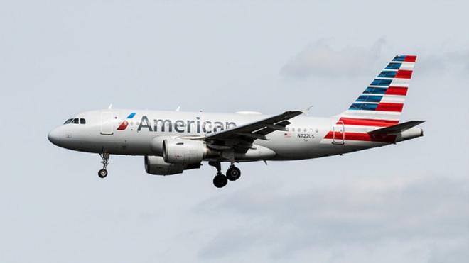 An American Airlines flight