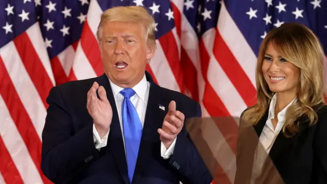 دونالد ترامب وزوجته ميلانيا