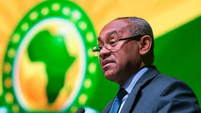 Ahmad Ahmad, le président de la Confédération africaine de football (Caf)