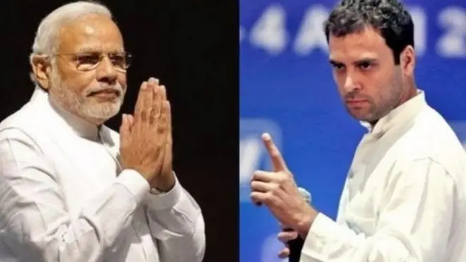راہل گاندھی، مودی
