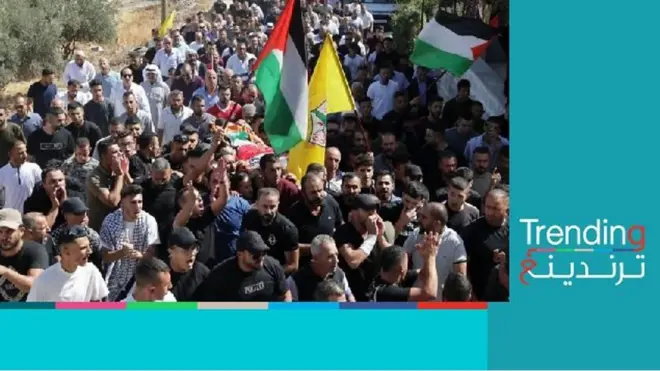 تشييع جثمان ريان سليمان بعد وفاته بسكتة قلبية، والجيش الإسرائيلي ينفي مسؤوليته