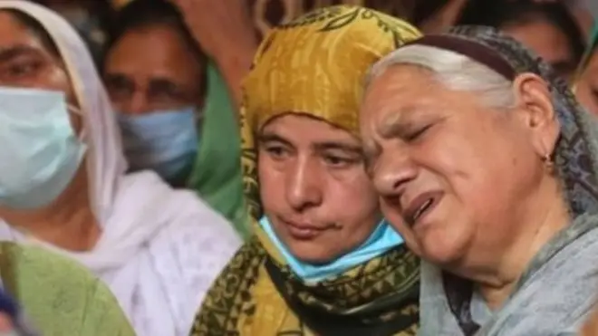 हमले में मारी गई सरकारी स्कूल की प्रिंसिपल सुपिंदर कौर के परिजन शोक में हैं