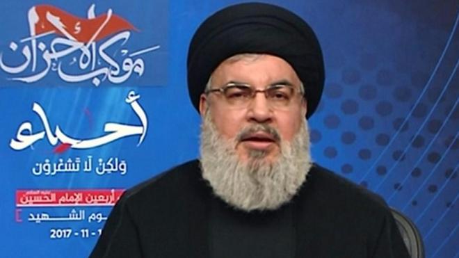 زعيم حزب الله اللبناني، حسن نصر الله،